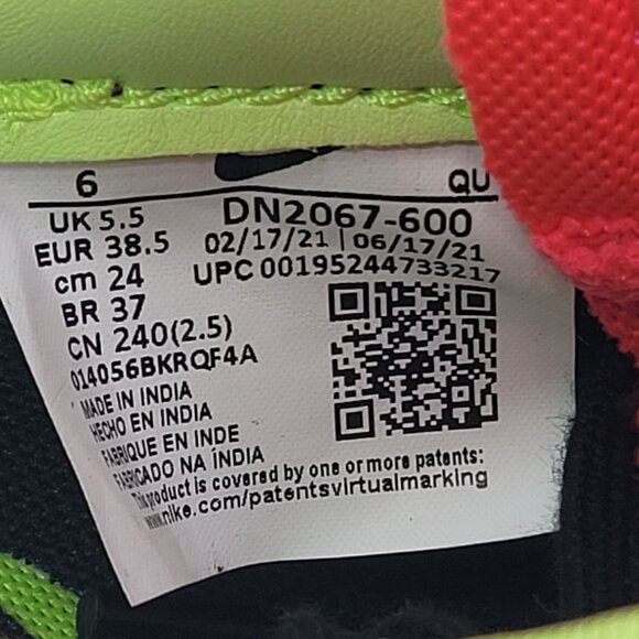 Nike Blazer Low Acronym Men's Night Maroon Sneakers DN2067-600 US Size 6 NWB - Picture 11 of 11